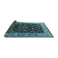 thumbnail image 2 of Ahgly Company Indoor Round Oriental Light Blue Industrial Area Rugs, 7' Round, 2 of 4