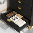 thumbnail image 4 of Danolapsi Dresser for Bedroom with 5 Drawers,Chest of Drawers with Metal Base,Modern Dresser Chest Cabinet Organizer,Storage Organizer Unit Dressers for Bedroom,Living Room,Hallway,Nursery, 4 of 6
