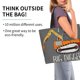 thumbnail image 2 of Disketp I Like Big Digger Bolsa Tote Estampada para Mujer, Bolso de Hombro y de Mano para Compras y Viajes, 2 of 8