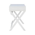 thumbnail image 4 of Linon Peggy Wood Two Drawer Writing Desk in White, 4 of 20