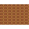 thumbnail image 1 of Ahgly Company Machine Washable Indoor Rectangle Transitional Orange Area Rugs, 3' x 5', 1 of 7