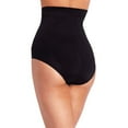 thumbnail image 2 of Flexees Maidenform Women's Control It Shiny Brief, Black, Medium, 2 of 2