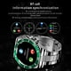 thumbnail image 5 of De pulsera Irfora Smart Watch BT Call Blood Oxygen Heart Rate Monitor Sleep Tracker Modo de ejercicio Recordatorio de mensajes para Android / iOS Reloj de negocios de acero inoxidable para hombres Irfora De pulsera, 5 of 7