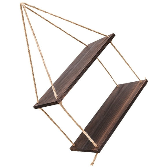 PENIKOKO 1 Set Solid Wood Shelves for Bathroom Hanging Shelves for Storage