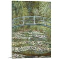 thumbnail image 1 of ARTCANVAS The Japanese Footbridge Canvas Art Print by Claude Monet - Size: 18" x 12" (0.75" Deep), 1 of 9