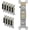 Ivory, variant on ENERLITES Toggle Light Switch, Single Pole, 15A 120-277V, Grounding Screw, Residential Grade, UL Listed, 88115-W-10PCS, White (10 Pack), 10 Count