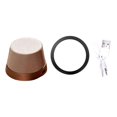 thumbnail image 4 of Mini altavoz portátil Bluetooth 2 en 1 con soporte para teléfono, resistente al agua, sonido potente y nítido, conexión USB. oro rosa, 4 of 9