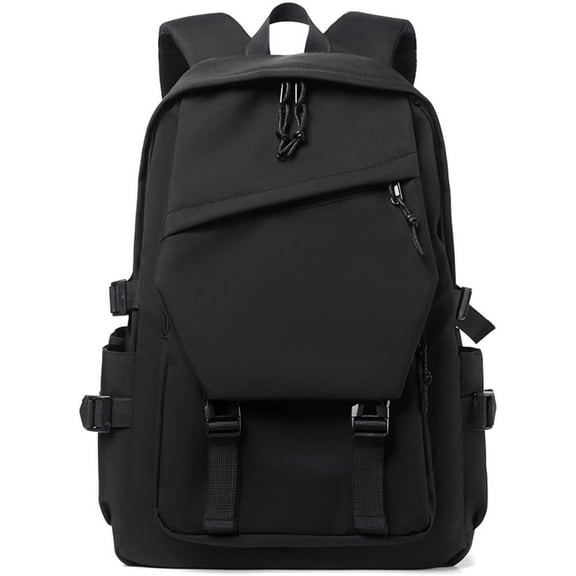 BTEPSGA College Backpack, Outdoor Travel Backpack, Stylish Lightweight Backpack(Black)