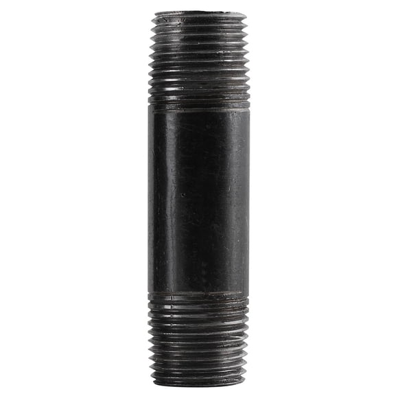Conector para mangueras Nipple, negro, 1/2 x 17,8 cm