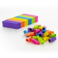 thumbnail image 5 of BAZIC Erasers Neon Bevel Eraser, Latex Free Erasers Set, 12-Count, 5 of 6