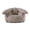 Brown, variant on Ebenchico Rabbit Shaped Bean Bag Chair for Adults Teens Kids, Faux Fur Beanbag Chairs Comfy Furry Floor Chair with Filler, Rainbow-color