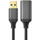 thumbnail image 3 of Cable de extensión USB 3.0 tipo A macho a hembra, trenzado, alta transmisión de datos (0,5 metros/1,6 pies), 3 of 4