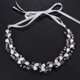 thumbnail image 1 of Oriamour Diadema de Boda de Cristal Plateado Tocado de Novia con Cintas Tocado con diseño de Flores de Hojas para Novias Damas de Honor Accesorios para el Cabello de Boda para niñas, 1 of 5