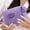 Purple-As shows, variant on Hovmgk Velvet Travel Organizer Bag, Waterproof Toiletry Pouch, Compact Cosmetic Storage for Women, Stylish Makeup Organizer, Available in Multiple Colors for Travel