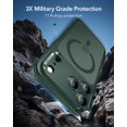thumbnail image 4 of Funda ESR para iPhone 17 Pro, resistente a golpes, compatible con MagSafe, verde, 4 of 7