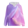 thumbnail image 4 of Bovemsi Sweatshirt for Women Women's Sportswear 2025 Gradient Pattern Long Sleeved Casual Pullover Comfort Hoodie, 4 of 4