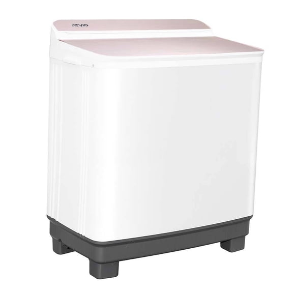 Lavadora Atvio 19 Kg Rosa Semiautomática Carga Superior