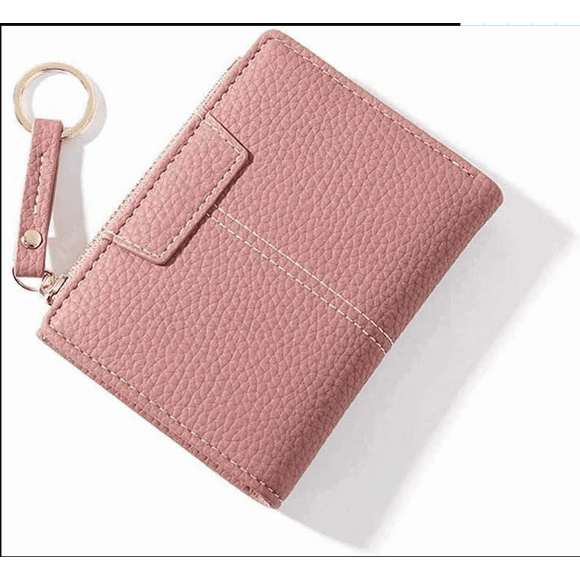 Gououd Women Purse, PU Leather Wallet Multi Slots Small Wallet Card Holder Purse For Women (pink)