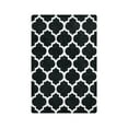 thumbnail image 3 of Lahome Moroccan Area Rug 4x6 - Washable Non-Slip Distressed Black Rug, Low Pile Soft Carpet for Living Room, Bedroom, Office and Dorm - Vintage Modern Design, 3 of 8