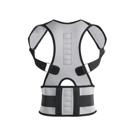 Posture Correction Adjustable Magnetic Posture Corrector Back Support Brace Shoulder Lumbar Therapy Belt Band Pain Relief Posture Waist Trimmer (with free