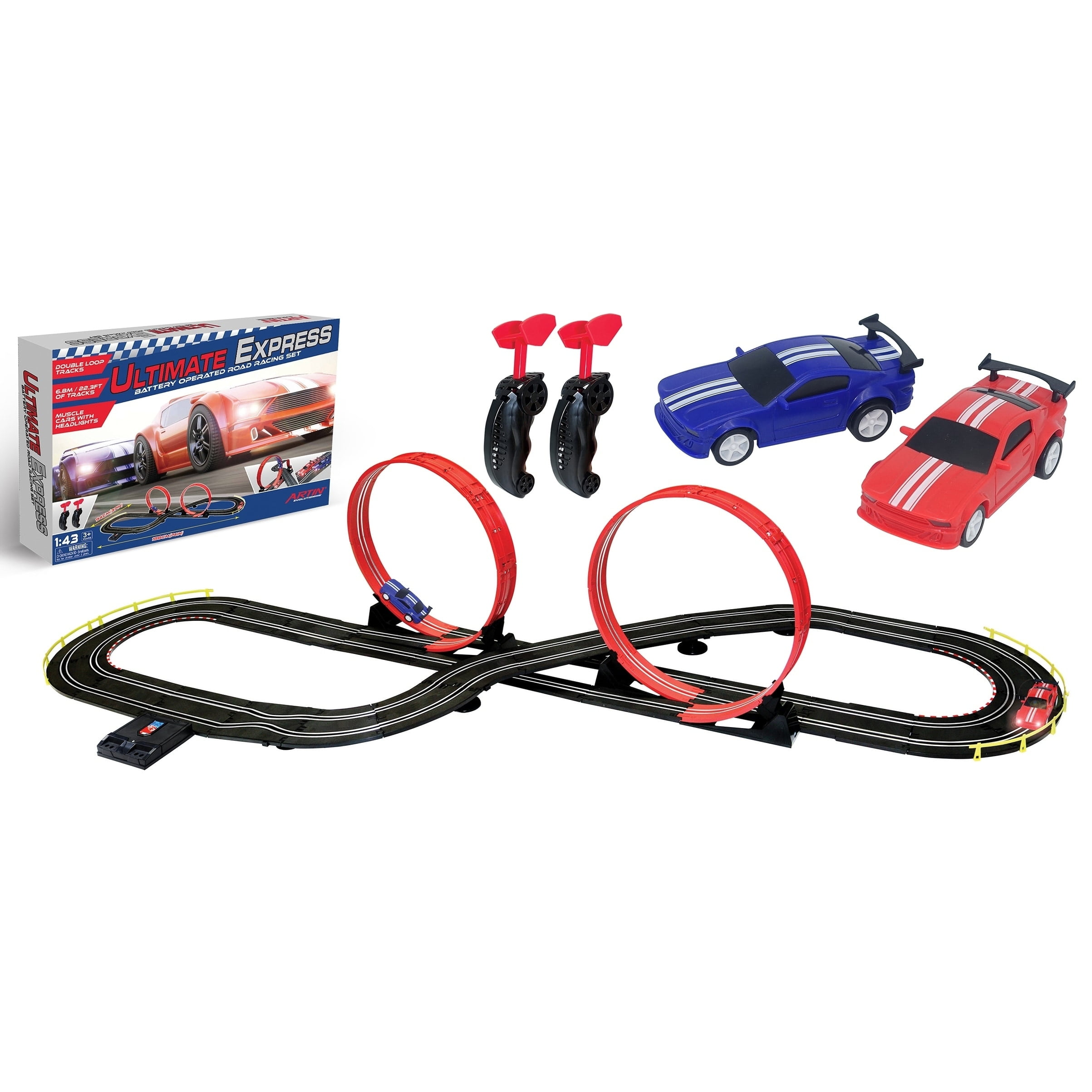 ARTIN Ultimate Express Slot car Racing Set