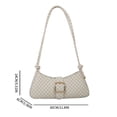 thumbnail image 2 of Bolso bandolera para mujer, bolso de sillín retro informal, bolso de mano para mujer (blanco) Ehuebsd Para Estrenar, 2 of 2