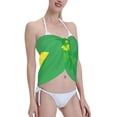 thumbnail image 3 of Swimsuit Coverups For Women Flag Of Brazil Sarong Beach Bikini Wrap Sheer Short Skirt Chiffon Scarf For Swimwear, 3 of 7