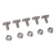 thumbnail image 1 of Tornillos De Cabeza De Martillo, 15 Juegos De Tornillos De Fijación De Cabeza De Martillo De Acero Inoxidable Para Montaje De Aluminio, 1 of 7