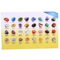 thumbnail image 2 of Wweixi Natural Stone Storage Gift Box 24 Kinds of Ore Crystal Rocks Collection Gift for Kids Geology Enthusiast, 2 of 8