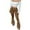 *40-Coffee, variant on VBVC Women's Boho Floral Flare Pants,Ladies Tummy Control Sweatpants,Breathable Stretchy Trousers For Women,Beige,Size L
