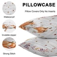 thumbnail image 4 of Fall Outdoor Pillow Covers 26x26 Inch Throw Pillow Covers Set of 2 Waterproof Decorative Pillow Cases Thanksgiving Pumpkin Autumn Leaves Gray Wood Grain Cushion Covers for Patio Furniture Garden, 4 of 8