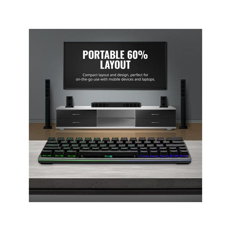 Cooler Master SK622 Wireless 60% Mechanical Keyboard with Low Profile Blue  Switches, New and Improved Keycaps, and Brushed Aluminum Design 