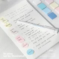 thumbnail image 4 of 120 Feuilles/Ensemble Bloc-Notes Rond Carré Mignon Simplicité Série Couleur Unie Mini Bloc-Notes Fournitures d'Étudiant FJH, 4 of 7