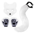 thumbnail image 1 of Ensemble d'Halloween Réaliste avec Gants et Queue en Fourrure pour Fêtes et Événements, 1 of 3