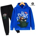 thumbnail image 1 of Ropa de Super Mario para niños, sudadera informal, chándal para niños, traje deportivo para niños, Sudadera con capucha y pantalones, traje de 2 piezas, 1 of 1