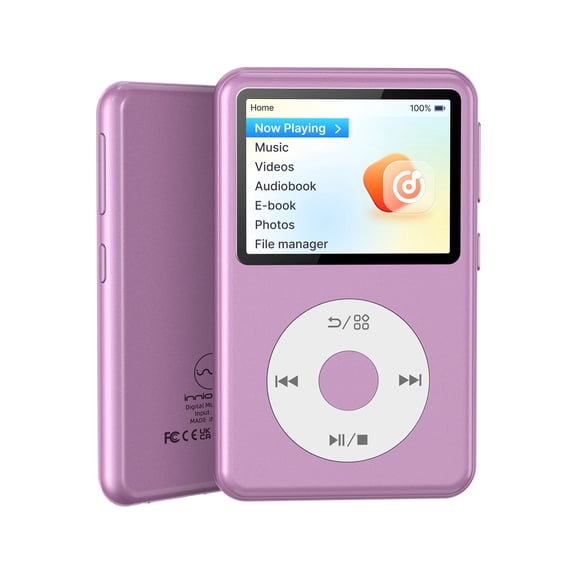 Innioasis Y2 8G Mp3 Player with Bluetooth, Lossless DSD DAC FLAC Support, M3U Playlist Import/Export, Nostalgia Design (Purple)