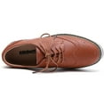 thumbnail image 4 of DADAWEN Women's Flats Platform Shoes Oxfords Casual Shoes Brown 9.5 US, 4 of 6