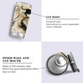 thumbnail image 2 of 20oz Stainless Steel Tumbler with Straw, Double Wall Insulated Travel Tumbler Black Cat in Ink, 2 of 8