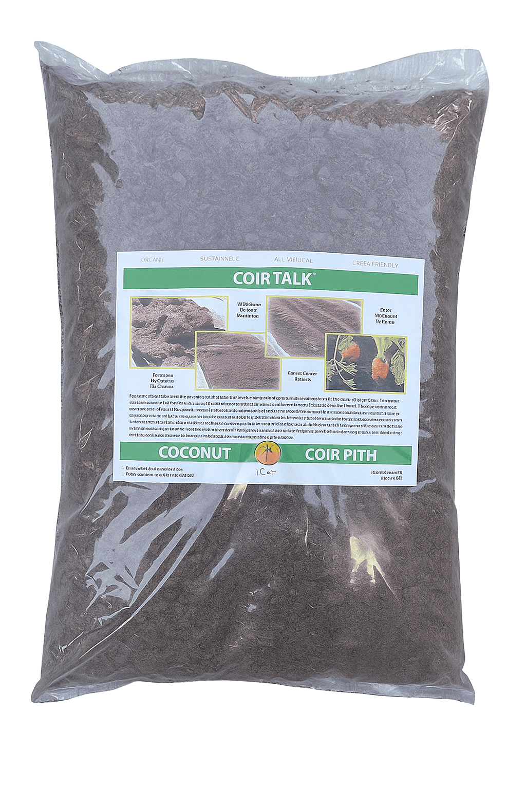 Organic Coconut Coir for Gardening – 15 lb Bag, All-Natural & Sustainable Soil Amendment