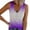 Purple, variant on DailyTrove Women's Ombre Dip-Dye Sleeveless Tank - V-Neck Casual Top, Vibrant for Beach & Summer