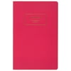 Cambridge WorkStyle Casebound Fashion Notebook, 80 Sheets, 5 1/2" x 8 1/2", Pink