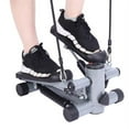 thumbnail image 2 of Mini Stepper Stair Stepper Exercise Equipment with Resistance Bands and Twisting Action Digaital Screen Display Steps, Time and Calories, 2 of 11
