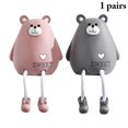 thumbnail image 5 of Coofit 2PCS Resin Ornament Creative Lovely Long Leg Tabletop Ornament Desk Decoration, 5 of 5