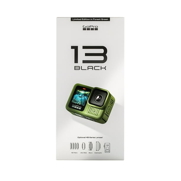 GoPro HERO13 Black in Forest Green (Limited Edition) - Waterproof