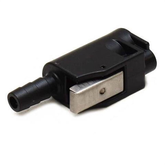 Whitecap Boat Fuel Fitting F-7112 | Mercury 1 1/8 Inch Black