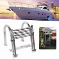 thumbnail image 4 of Swim Ladder, Boat Ladder Non-slip Heavy Duty With 2 Handrails For Marine For Boat For Swimming For Yacht, 4 of 8