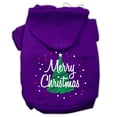 thumbnail image 6 of Christmas Pet, Dog  Cat Hoodie Screen Printed, "Scribble Merry Christmas", 6 of 10