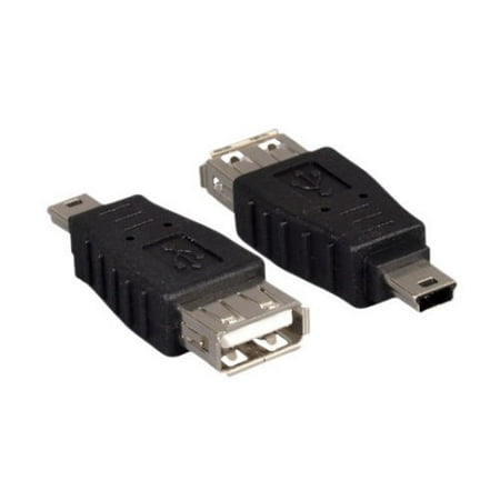 Kentek USB 2.0 Type A Female to Mini B 5 Pin Male F/M Converter Port Saver Gender Changer Adapter Coupler For Digital Camera Cell phone PDA PC