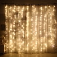 thumbnail image 2 of Curtain Light, String Light,  Assurance Waterproof For Weddings Christmas Window Gardens Warm White, 2 of 8