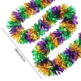 thumbnail image 3 of 78in Mardi Gras Garland, Curly Decorations Rattan, 5 Layer Thick Gold Green Purple Sparkly Curling Ribbon, Party Home Decor for Christmas Tree Wedding and Carnival, 3 of 8